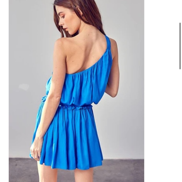 NWOT DO+BE Royal Blue Mini Dress Size M - Picture 6 of 12